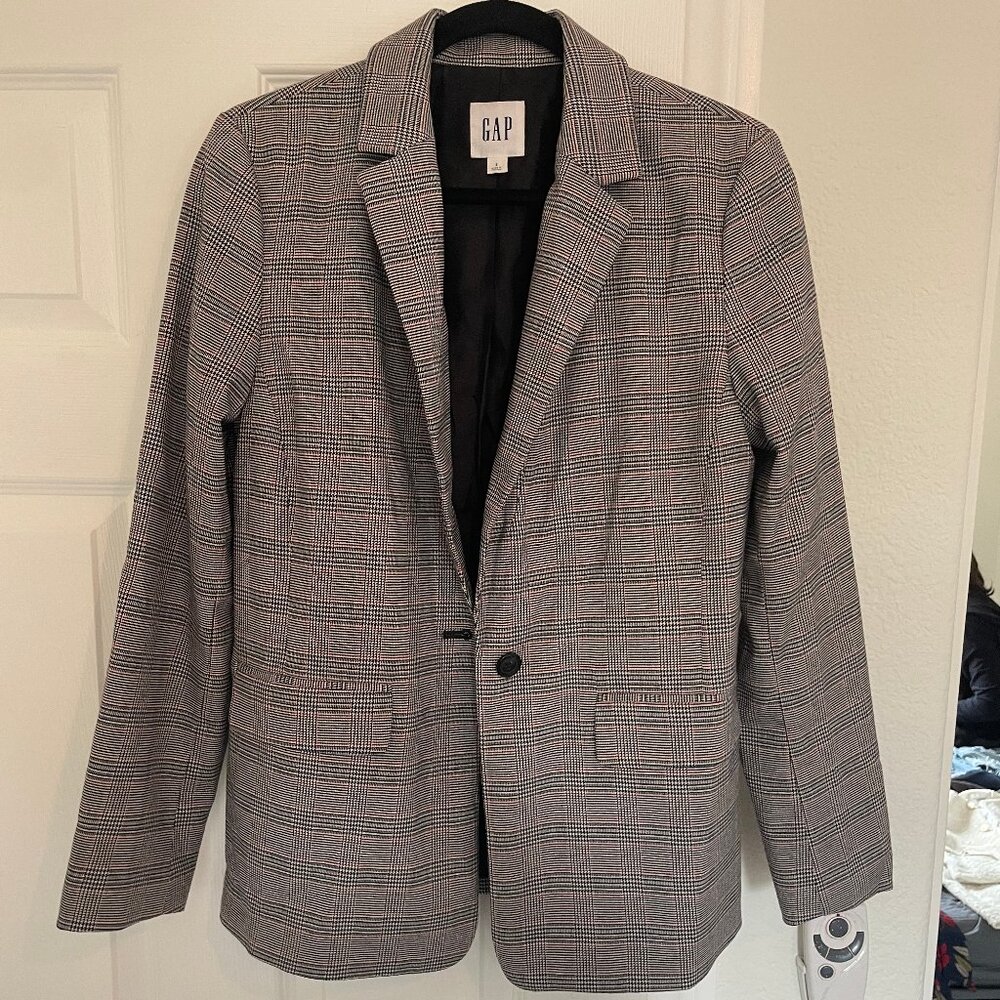 Plaid GAP Blazer – Size S
